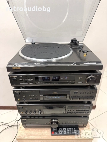 🔊ТОП ретро аудио система - сет TECHNICS Class AA - усилвател, CD плеър, триглав дек, тунер, грамофо, снимка 4 - Декове - 53400018