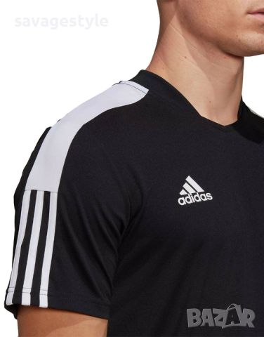 Мъжка тениска ADIDAS Tiro Essentials Football Tee Black, снимка 3 - Тениски - 45760274