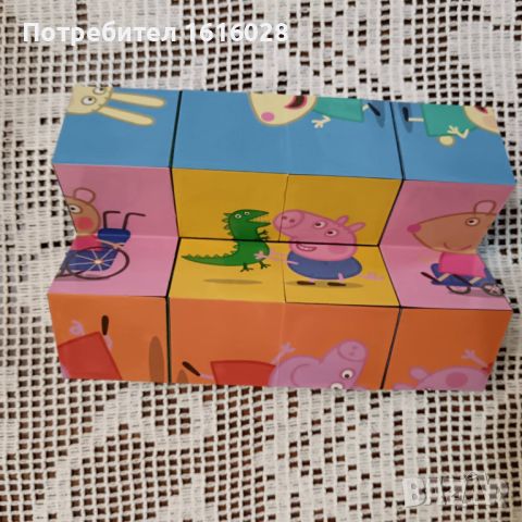Кубче Рубик - Peppa Pig и Paw Patrol, снимка 13 - Образователни игри - 44891518