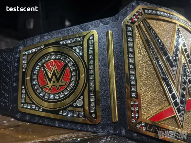 WWE UNDISPUTED CHAMPIONSHIP UNIVERSAL REPLICA BELT BRASS ADULT SIZE NEW Шампионски колан световен, снимка 8 - Фен артикули - 49968360