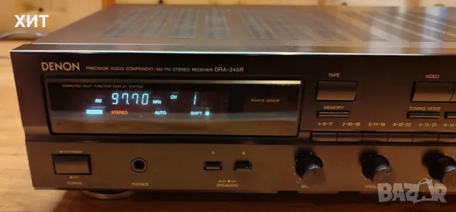 Стерео ресийвър/усилвател DENON DRA-345R с дистанционно, снимка 2 - Ресийвъри, усилватели, смесителни пултове - 48391088