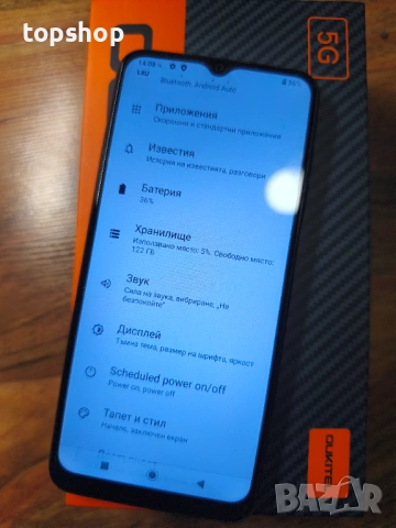 Смартфон OUKITEL C32 с 128GB памет и 16GB RAM, проверен   , снимка 8 - Други - 53869921