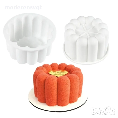 Силиконова форма молд за торти свещи, снимка 2 - Форми - 51835581