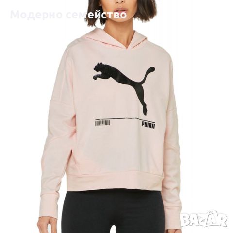 Дамски суитчер puma nu tility hoodie pink, снимка 1 - Суичъри - 46788789