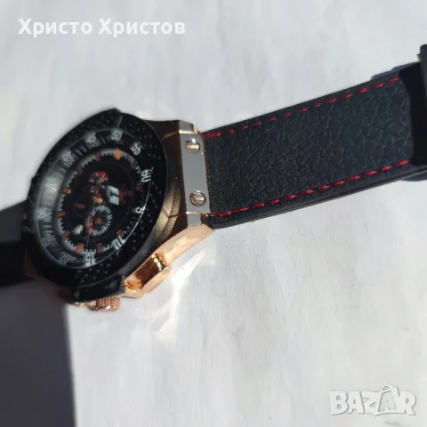 Мъжки луксозен часовник HUBLOT F 1 Gold Edition , снимка 3 - Мъжки - 47362248