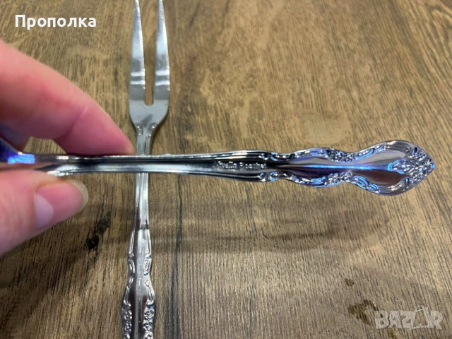 Комплект прибори за сервиране, чудесен бароков релеф Nivella, снимка 3 - Прибори за хранене, готвене и сервиране - 53630259