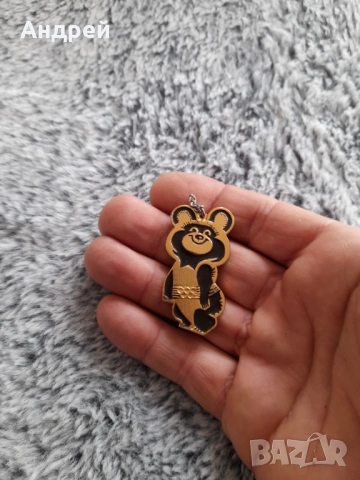 Стара висулка Мечето Миша, снимка 2 - Други ценни предмети - 53622971