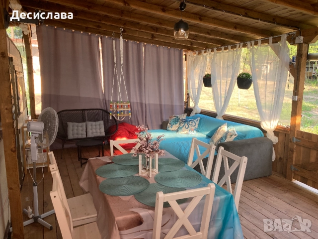 Каравана под наем – къмпинг “4 сезона”, Градина, Черноморец, снимка 14 - Каравани под наем - 52288045