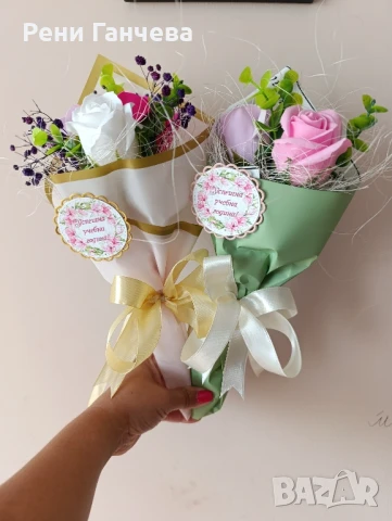 Букети от сапунени рози , снимка 1