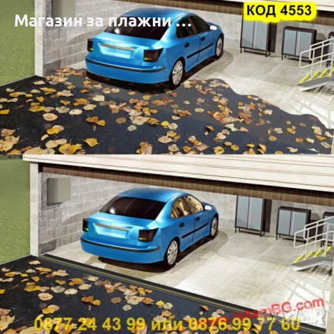 Уплътнение за гаражна врата с улеи за кабели - КОД 4553, снимка 3 - Гаражни врати - 50866196