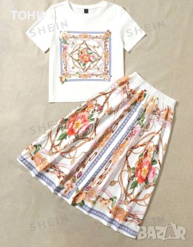 Комплект блуза с пола, снимка 2 - Комплекти - 46406326