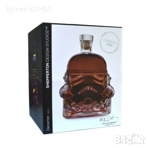 Стъклена бутилка шише Star Wars Stormtrooper - Стар уорс Артикул , снимка 7 - Други - 47868234