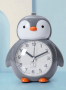 Детски часовник, нощна лампа Пингвин 14cm*18cm*10cm 