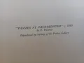 Картичка, старинна, по картина "Времето в Уестминстър" с.1890  от Е. Флетчер, снимка 3