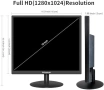 SKITphrati 19" HD монитор VGA HDMI, снимка 5