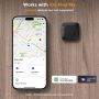 Hoxe Тракер за проследяване работи с Find My (само за iOS), сменяема батерия, 3 бр., черен, снимка 7