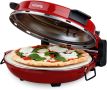 Печка Фурна за пица Пицарка H.Koenig 1200W с 2 реотана отгоре и отдолу диаметър за пица 32 см, снимка 1 - Печки, фурни - 45299222