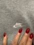 оригинален памучен памук дамски суичър сив ватиран 100 % оригинален марков Nike nike Найк, снимка 5