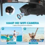 Euakee 1080P HD Дрон с камера ,WiFi сензор за деца и начинаещи  с 2 батерии, снимка 2