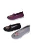 Леки и удобни дамски текстилни мокасини (001) - 3 цвята, снимка 1 - Дамски ежедневни обувки - 45318525