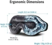 Нова Маска за сън 3D без натиск + топла/студена терапия при мигрена, снимка 4