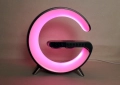 Многоцветна нощна лампа с Bluetooth, безжично зарядно и FM радио "Smart Light Sound Machine", снимка 4