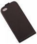 Калъф за телефон iPHONE 5 с капак, изработен от еко кожа - черен, снимка 3