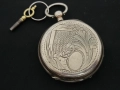 Сребърен джобен часовник , снимка 6