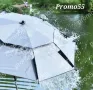 Чадър за Риболов 220см. Плажен Чадър Двоен Покрив, Стабилност при Вятър, снимка 8