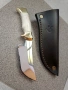 Ръчно изработен нож за дране от марка KD handmade knives ловни ножове , снимка 1