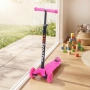 НОВА Детска тротинетка 21st Scooter със светещи колела, сгъваема, до 50кг различни цветове, снимка 2