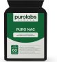 Purolabs N-Acetyl-L-Cysteine 600 mg капсули за детоксикация, възстановяване на мускулите, 60 капсули