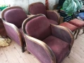 Стари ретро фотьойли и табуретки , снимка 2