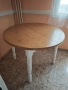 Кръгла дървена маса, снимка 1