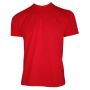 Памучна тениска в червен цвят (003), снимка 1 - Тениски - 45450410