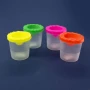 6025 Чашка за рисуване с цветно капаче и маркировка за ниво на пълнене, снимка 3