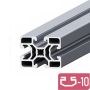 Конструктивен алуминиев профил 45х60 слот 10 Т-Образен, снимка 1 - Консумативи за принтери - 45436916