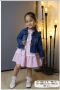 Комплект от 2 части рокля и дънково яке за момиче 2г 3г 4г 5г, снимка 1 - Детски комплекти - 45262195