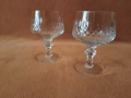 Винтидж български кристални чаши – 2 броя, снимка 1