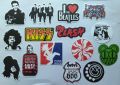 Stickers/Лепенки Punk Rock & Rock n Roll Bands (за 10 бр.), снимка 1