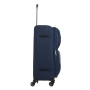 Куфар с колелца за пътуване, тъмносин с външни отделения, 44 л._1239390, снимка 3