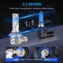 2бр. ЛЕД Крушки за фарове ХБ3 9005 HB3 LED крушка за фар 12v 6500k 60w 18000L, снимка 7