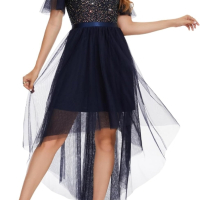 Синя рокля Bridesmay, снимка 1 - Рокли - 45008981