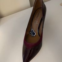 Обувки Caprice тъмно червени, снимка 2 - Дамски обувки на ток - 45573478