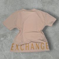 *Armani Exchange* дамска тениска в бежов цвят, снимка 2 - Тениски - 45284324