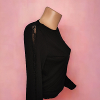 Massimo Dutty дамска лятна блуза с дълъг ръкав S, снимка 2 - Блузи с дълъг ръкав и пуловери - 45061014