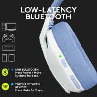 Безжични слушалки Logitech G435 Lightspeed, геймърски слушалки с микрофон, снимка 3 - Bluetooth слушалки - 45592793