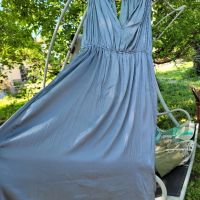 копринена дълга ефирна рокля H&M- М размер, снимка 7 - Рокли - 45491807