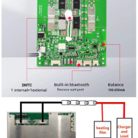Различни видове Смарт БМС, JBD Bluetooth Smart BMS, снимка 10 - Скейтборд, ховърборд, уейвборд - 45033119
