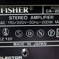 Fisher CA-2030 Stereo Integrated Amplifier, снимка 9 - Ресийвъри, усилватели, смесителни пултове - 45384402